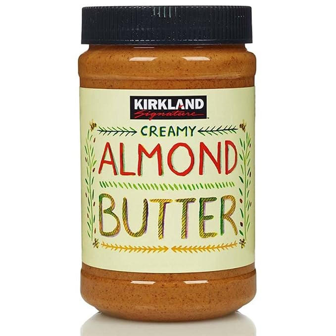 KIRKLAND SIGNATURE USDA ORGANIC CREAMY ALMOND BUTTER 27 OZ NATURAL, NON-GMO SPREAD