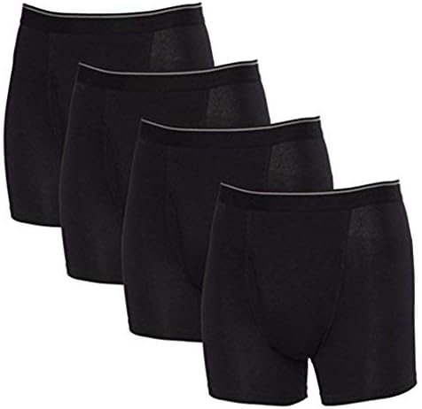KIRKLAND SIGNATURE MENS PIMA COTTON BOXER BRIEFS 4-PACK SOFT, COMFORTABLE UNDERWEAR