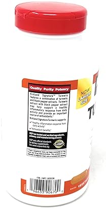 KIRKLAND SIGNATURE TURMERIC 1000MG WITH BLACK PEPPER 320 CAPSULES FOR JOINT INFLAMMATION SUPPORT