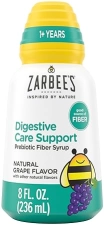 ZARBEE S CHILDRENS PREBIOTIC FIBER SYRUP, GRAPE FLAVOR, GLUTEN-FREE DIGESTIVE SUPPORT 8OZ