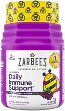 ZARBEE S KIDS ELDERBERRY IMMUNE GUMMIES WITH VITAMINS A C D3 E ZINC, NATURAL BERRY, 42 CT