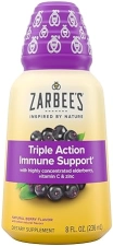 ZARBEES LIQUID DAILY IMMUNE SUPPORT WITH ELDERBERRY, VITAMIN C ZINC, 8 FL OZ
