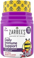 ZARBEES KIDS ELDERBERRY IMMUNE SUPPORT GUMMIES, NATURAL BERRY FLAVOR, 42 COUNT DAILY VITAMINS