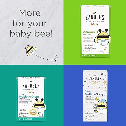 ZARBEES BABY HONEY COUGH SYRUP WITH ZINC, IMMUNE SUPPORT, GRAPE FLAVOR, 2 FL OZ, DRUG-FREE