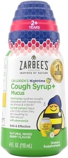 ZARBEES KIDS NIGHTTIME COUGH SYRUP WITH HONEY, IVY LEAF CHAMOMILE, DRUG-FREE, 4 OZ