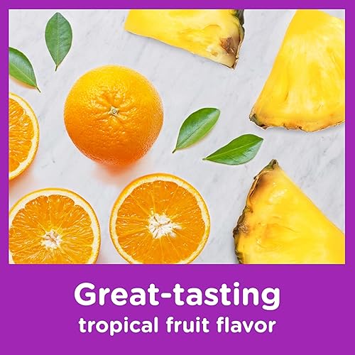 ZARBEES KIDS IMMUNE SUPPORT VITAMINS WITH C, D ZINC, NATURAL TROPICAL FLAVOR, 28 CHEWABLES