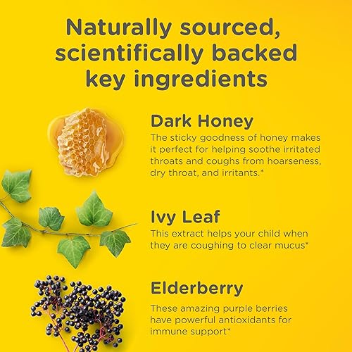 ZARBEES KIDS HONEY COUGH SYRUP DAY NIGHT PACK WITH IVY LEAF, CHAMOMILE, MIXED BERRY - 2X4OZ