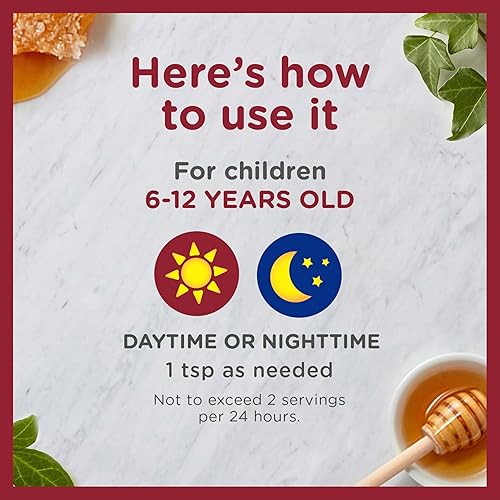 ZARBEES KIDS HONEY COUGH SYRUP 2-PACK DAY NIGHT, NATURAL MUCUS RELIEF, 6-12 YEARS, 8 OZ
