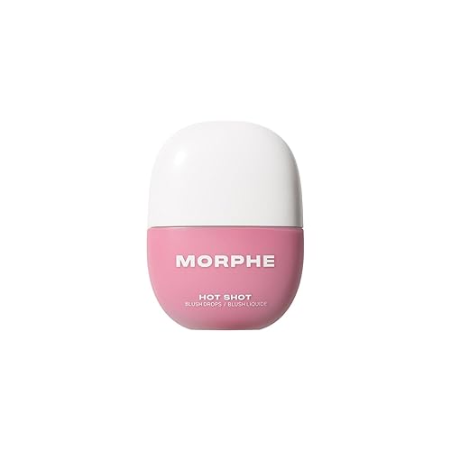 MORPHE HOT SHOT BLUSH DROPS - HYDRATING LIQUID BLUSH WITH NIACINAMIDE, ANTIOXIDANTS, 0.5OZ