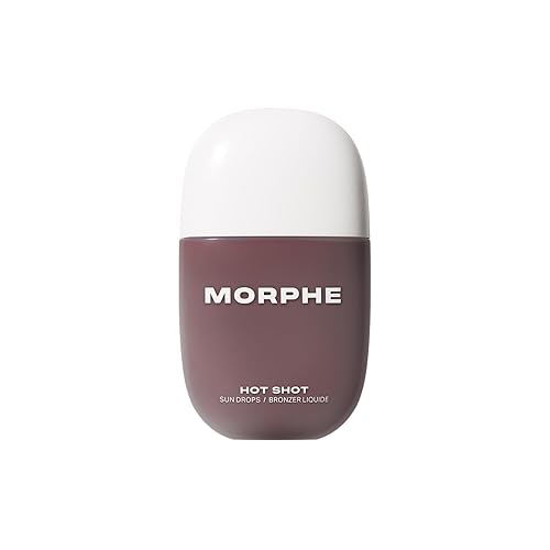 MORPHE HOT SHOT SUN BRONZING DROPS - LIQUID BRONZER WITH NIACINAMIDE FOR RADIANT SKIN, RICH BEACH