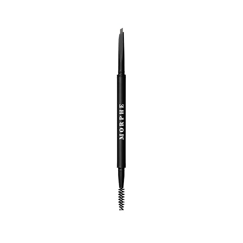 MORPHE DEFINER DUAL-ENDED BROW PENCIL SPOOLIE PRECISION SLANTED TIP, SMOOTH FORMULA JAVA
