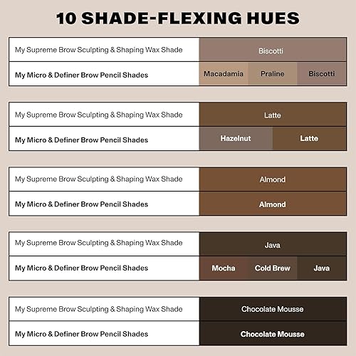 MORPHE DEFINER DUAL-ENDED BROW PENCIL SPOOLIE PRECISION SLANTED TIP, SMOOTH FORMULA JAVA