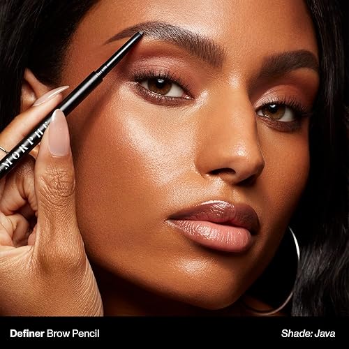 MORPHE DEFINER DUAL-ENDED BROW PENCIL SPOOLIE PRECISION SLANTED TIP, SMOOTH FORMULA JAVA