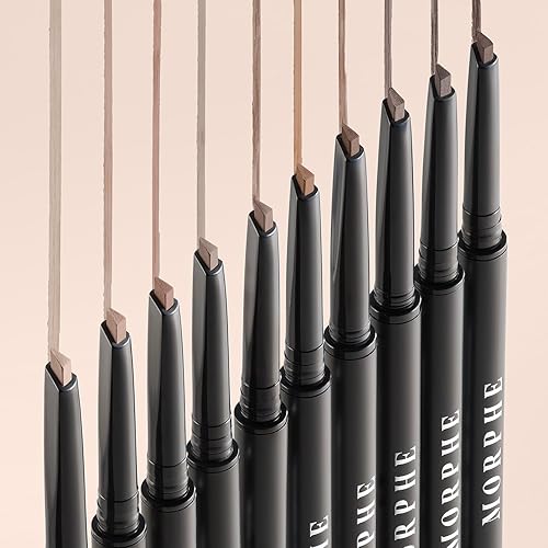 MORPHE DEFINER DUAL-ENDED BROW PENCIL SPOOLIE PRECISION SLANTED TIP, SMOOTH FORMULA JAVA
