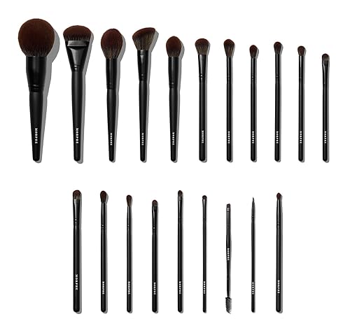 MORPHE MUA 20-PIECE SYNTHETIC MAKEUP BRUSH SET FOR FACE EYES WITH CARRYING CASE
