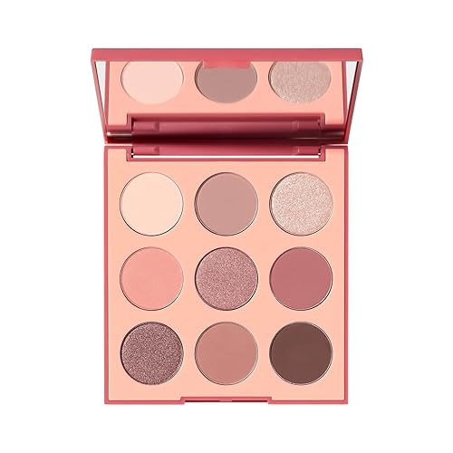 MORPHE 9V VINTAGE ROSE PALETTE MAUVE ROSE MATTE SHIMMER EYESHADOWS, PIGMENTED 0.35OZ