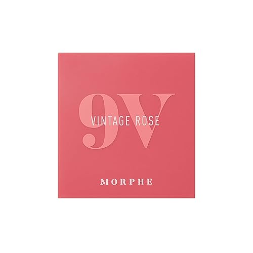 MORPHE 9V VINTAGE ROSE PALETTE MAUVE ROSE MATTE SHIMMER EYESHADOWS, PIGMENTED 0.35OZ