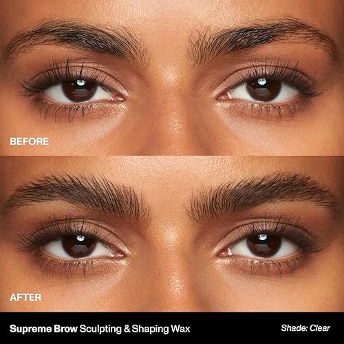 MORPHE SUPREME BROW WAX CLEAR 0.21 OZ LONG-LASTING, WATER-RESISTANT SCULPTING SHAPING