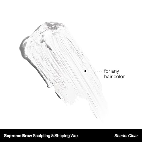 MORPHE SUPREME BROW WAX CLEAR 0.21 OZ LONG-LASTING, WATER-RESISTANT SCULPTING SHAPING