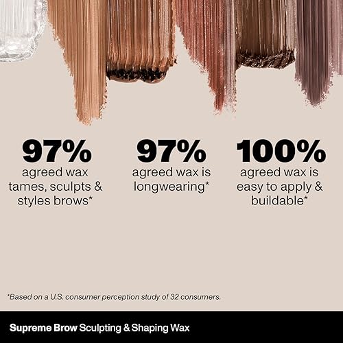 MORPHE SUPREME BROW WAX CLEAR 0.21 OZ LONG-LASTING, WATER-RESISTANT SCULPTING SHAPING