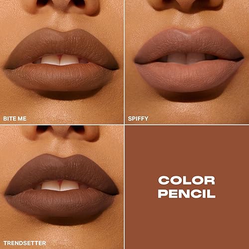 MORPHE CREAM LIP LINER PENCIL BUNDLE ZERO-TUGGING, DEFINING LIP COLOR, BITE ME 2 PACK
