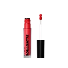 MORPHE SOULMATTE VELVET LIP MOUSSE MATTE LIPSTICK WITH VITAMIN E LONG-LASTING HYDRATION, FIRST KISS