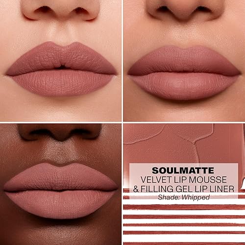 MORPHE SOULMATTE GEL LIP LINER - CREAMY MATTE LIP PENCIL WITH ALMOND TEA SEED OIL, LONG-LASTING