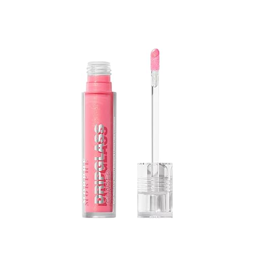 MORPHE DRIPGLASS LIP GLOSS PINK MIRROR HIGH SHINE, NONSTICKY, SQUALANE VITAMIN E INFUSED