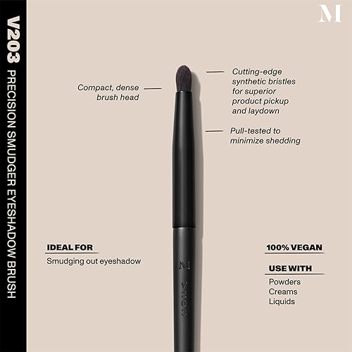 MORPHE VEGAN BOLD EYESHADOW BRUSH DUO V202 V203 SYNTHETIC BRUSHES FOR ALL FORMULAS