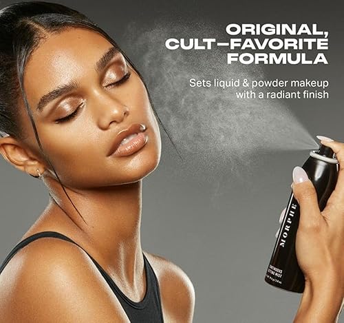 MORPHE JUMBO CONTINUOUS SETTING SPRAY HYDRATING FACE MIST DUO, RADIANT FINISH 6.5OZ EACH