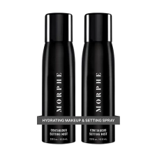 MORPHE CONTINUOUS SETTING MIST 2-PACK, 2.8 OZ MICRO-FINE SPRAY FOR LONG-LASTING RADIANT MAKEUP