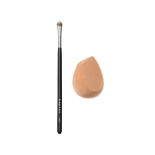 MORPHE PERFECT COMPLEXION DUO MINI CONCEALER BRUSH MICROFIBER SPONGE - PRO BEAUTY TOOLS 2