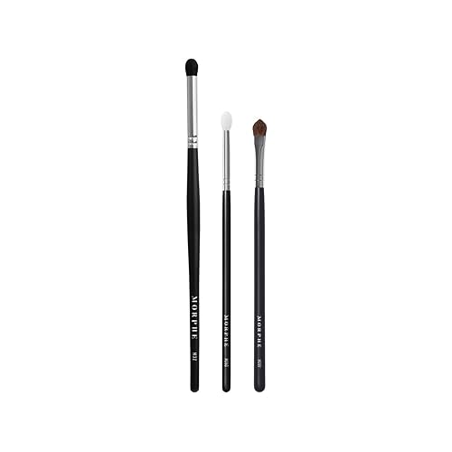 MORPHE GLITTER EYESHADOW BRUSH SET - PRECISION, DEFINITION SHINE - M709, M321, M760 3 PCS