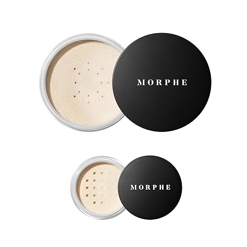 MORPHE JUMBO MINI TRANSLUCENT SETTING POWDER DUO LIGHTWEIGHT, TALC-FREE, SHINE CONTROL
