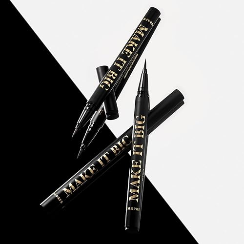 MORPHE MAKE IT BIG BLACK LIQUID EYELINER SMUDGE-PROOF, WATER-RESISTANT, 18H WEAR 0.26 OZ
