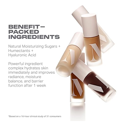 MORPHE LIGHTFORM DEWY FOUNDATION LIGHT 04W HYDRATING, LONG-WEAR, NATURAL RADIANT FINISH