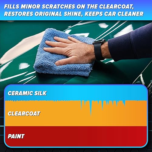CARFIDANT CERAMIC SILK SPRAY HIGH GLOSS CERAMIC COATING FOR CARS, RVS BOATS, 8 OZ