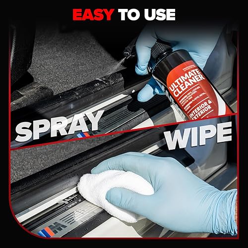 CARFIDANT CAR INTERIOR CLEANER SPRAY 18OZ DEEP CLEAN LEATHER, FABRIC, PLASTIC VINYL SEATS