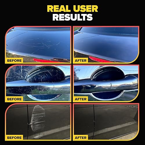 CARFIDANT SCRATCH SWIRL REMOVER WITH CERAMIC COATING SPRAY HIGH GLOSS, HYDROPHOBIC PROTECTION