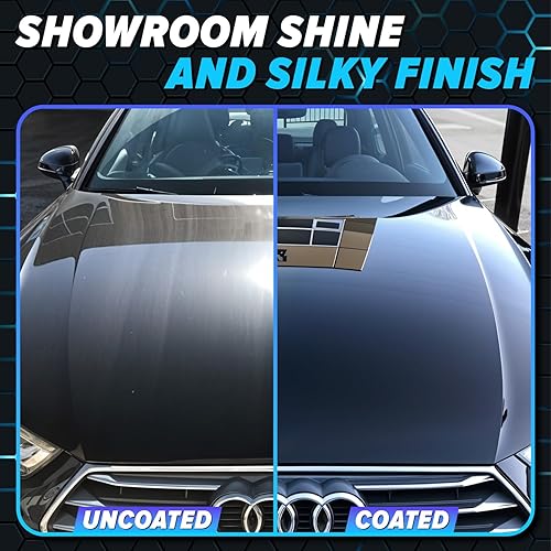 CARFIDANT SCRATCH SWIRL REMOVER WITH CERAMIC COATING SPRAY HIGH GLOSS, HYDROPHOBIC PROTECTION