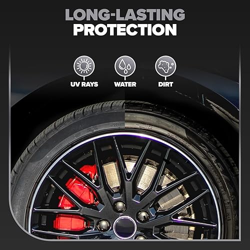 CARFIDANT ULTIMATE TIRE SHINE GALLON - BLACK SATIN, NON-GREASY, LONG-LASTING TIRE DRESSING