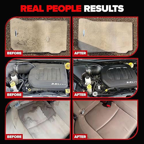 CARFIDANT CAR INTERIOR CLEANER SPRAY 18OZ DEEP CLEAN LEATHER, FABRIC, VINYL PLASTIC SEATS