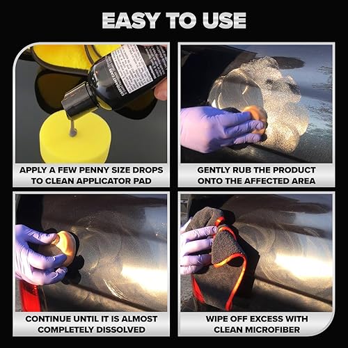 CARFIDANT SCRATCH SWIRL REMOVER KIT WITH BUFFER PAD CAR PAINT REPAIR, POLISH GLOSS 8.4 OZ