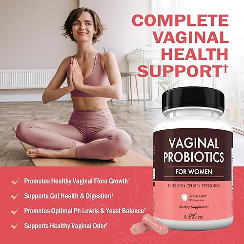 BIOSCHWARTZ WOMENS VAGINAL PROBIOTICS WITH PREBIOTICS LACTOBACILLUS CRISPATUS - 30 CAPSULES