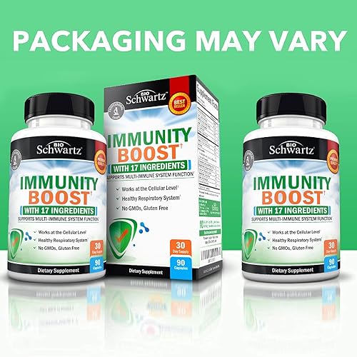 BIOSCHWARTZ IMMUNE SUPPORT VITAMINS WITH VITAMIN C, ZINC, ELDERBERRY PROPOLIS 90 CAPSULES