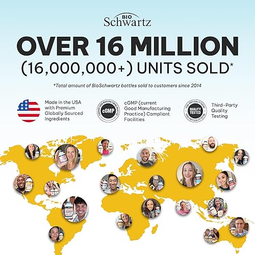 BIOSCHWARTZ TURMERIC CURCUMIN GINGER GUMMIES - EXTRA STRENGTH JOINT SUPPORT, PEACH FLAVOR, 120 COUNT