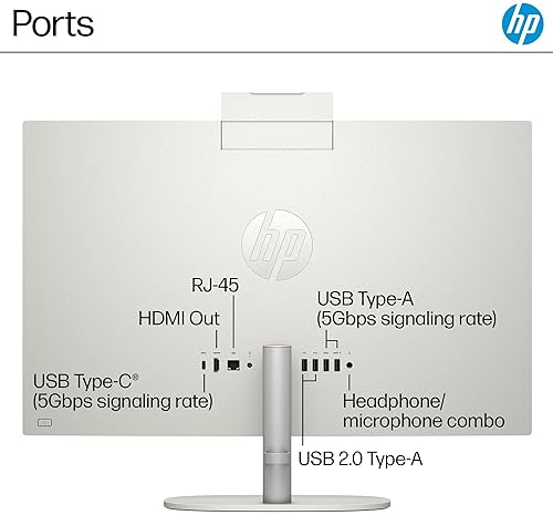 HP 24 ALL-IN-ONE DESKTOP PC 2024 RYZEN 5 7520U, 8GB RAM, 256GB SSD, FHD, WIN 11 HOME