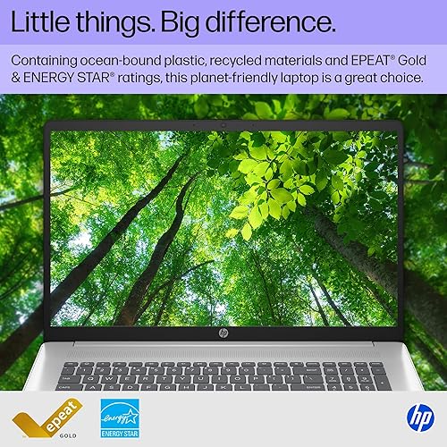 HP 17.3 LAPTOP I5-1334U 16GB RAM 512GB SSD FHD INTEL IRIS XE WINDOWS 11 NATURAL SILVER