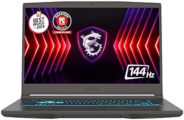 MSI THIN 15.6 FHD 144HZ GAMING LAPTOP I7-13620H RTX 4050 16GB RAM 512GB SSD WIN 11 BLACK
