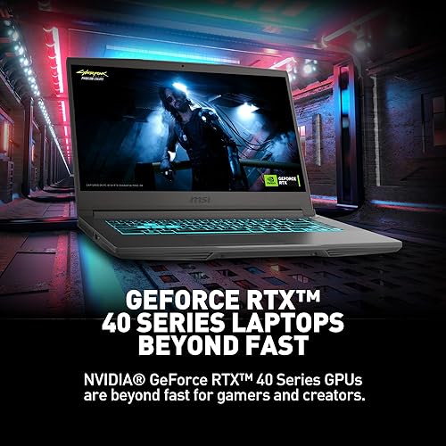 MSI THIN 15.6 FHD 144HZ GAMING LAPTOP I7-13620H RTX 4050 16GB RAM 512GB SSD WIN 11 BLACK